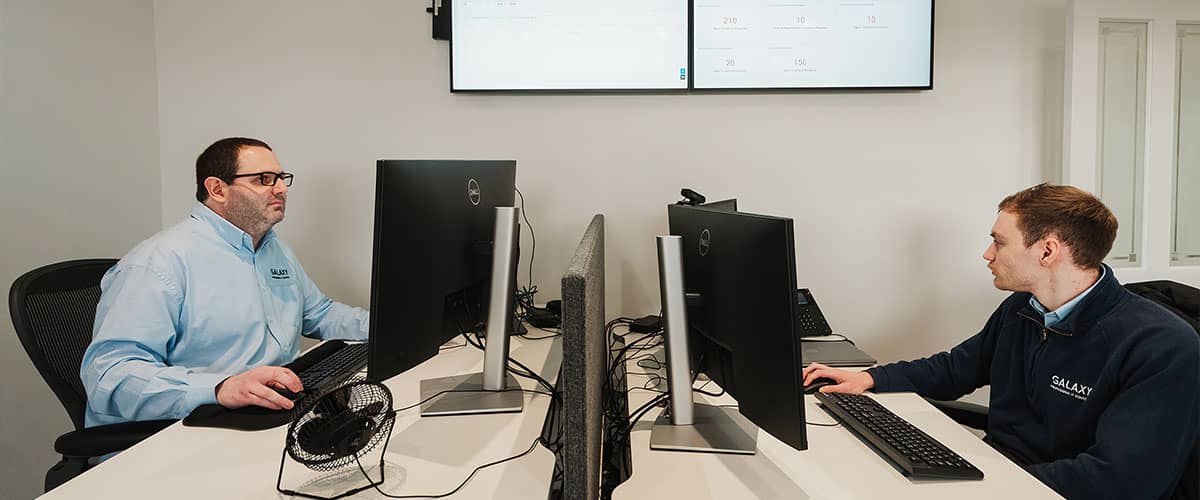IT support team working in Whitchurch