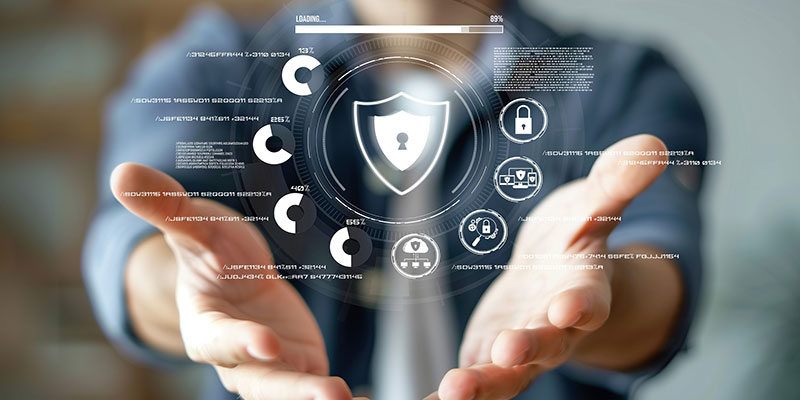 Cyber security illustration